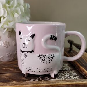 Eccolo Footed Cat Mug